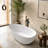 66.92'' x 32.28'' Soaking Solid Surface Bathtub