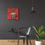 «Enjoy The Show Red» par Wild Apple Portfolio, art mural en verre acrylique, 24 po x 24 po-1636689222