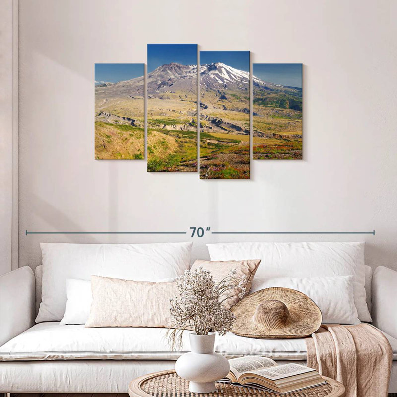 Alvord, paysage du mont St. Helens, H 27 po x l 43 po