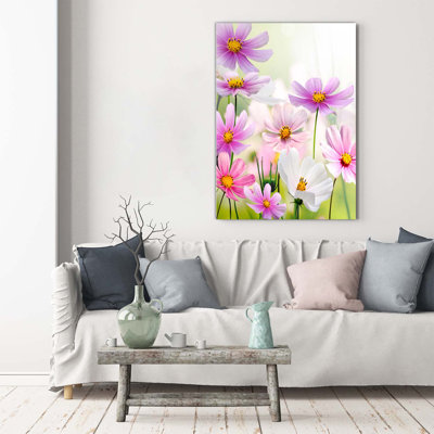 Field Flowers - Wrapped Canvas Print