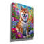 Toile épique «Spring Shiba Inu» par Dean Russo, graffiti épique, 40 po x 54 po