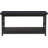 Serta Bismarck Modern Farmhouse Coffee Table with Lower Storage Shelf, Rectangle Tabletop with X-Shaped Lattice, Black