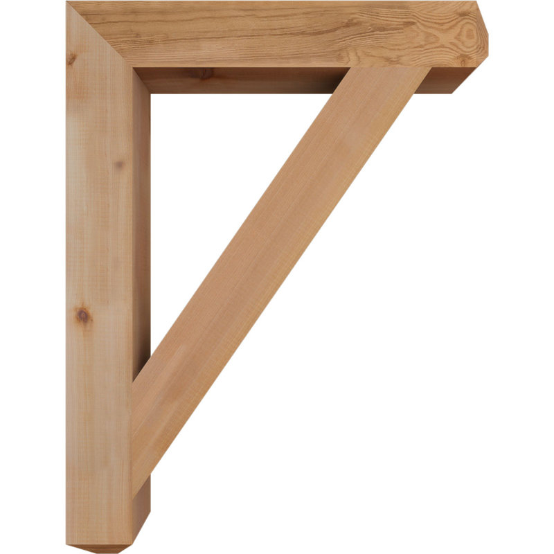 Support pour artisan traditionnel, H 34 po x l 3,5 po x P 26 po, Cèdre rouge de l'Ouest (lisse)