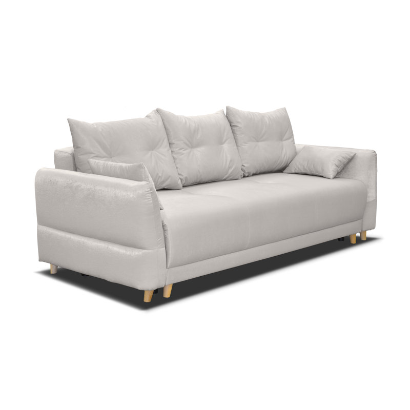 Mowbray 3-Seater Sofa Bed, Light Grey