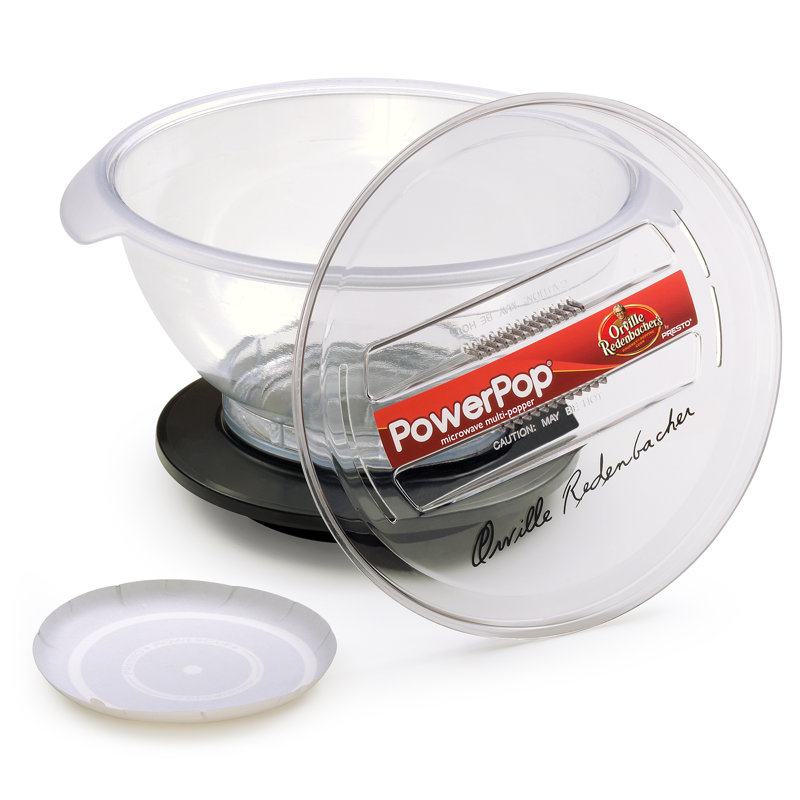 Presto Power Pop Microwave Multi-Popcorn Popper