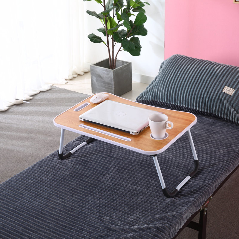 Bureau d'ordinateur portable, Bois naturel