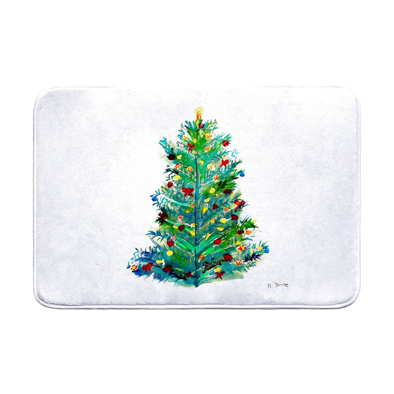 Tapis de bain arbre de Noël