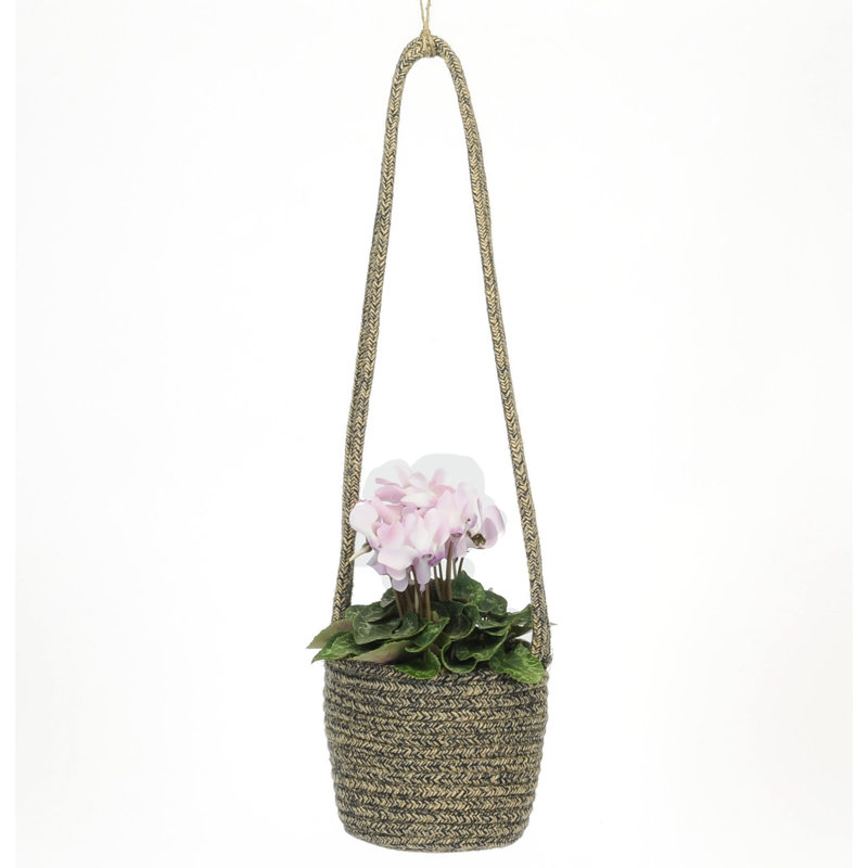 Pot de fleurs suspendu en jute Brice