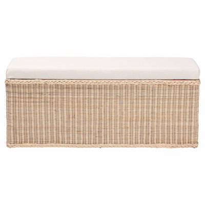 Rangement rustique et léger en bois naturel, conception de poteaux complexes, rangement relevable, siège rembourré en mousse, profondeur de 15,78 po, largeur de 44,69 po, hauteur de 18,71 po, bois de 22,73 lb, pour bois profond, large, haut,