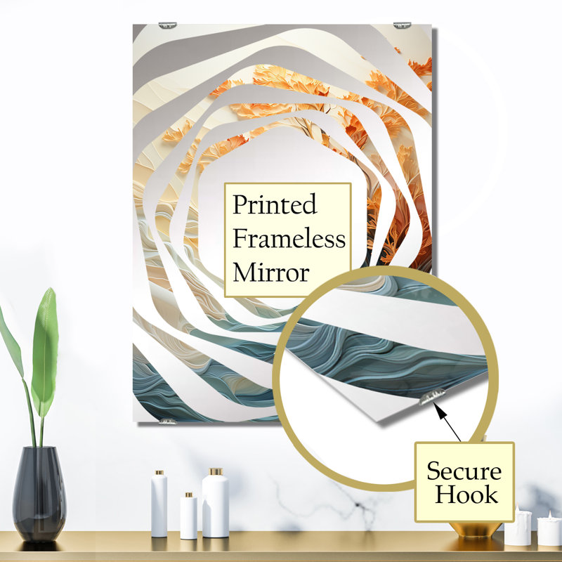 Miroir mural Poduska, 32 po x 24 po