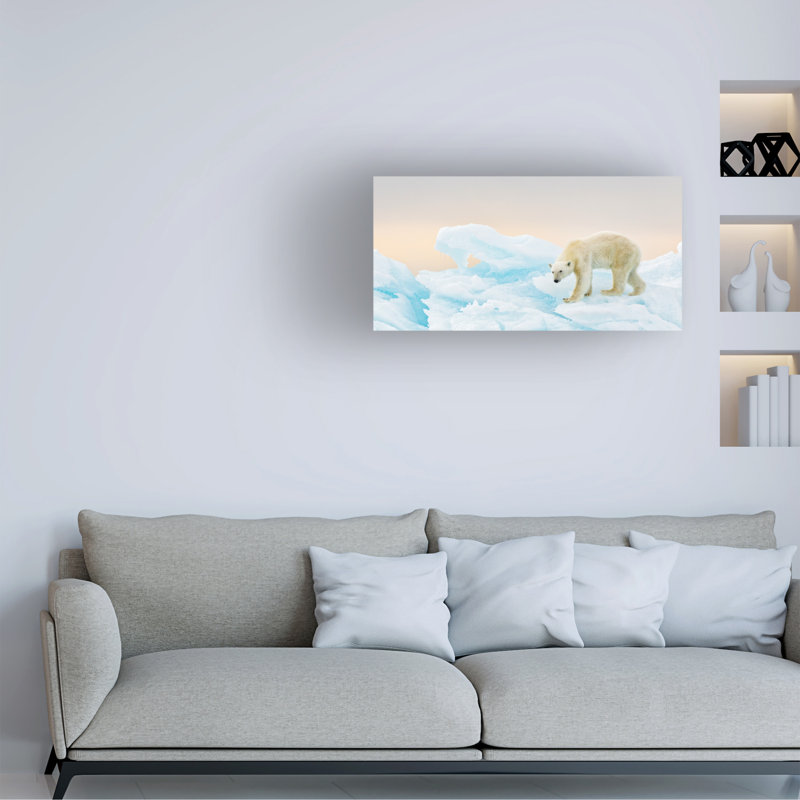 Art sur toile Joan Gil Raga On Ice, H 12 po x l 24 po