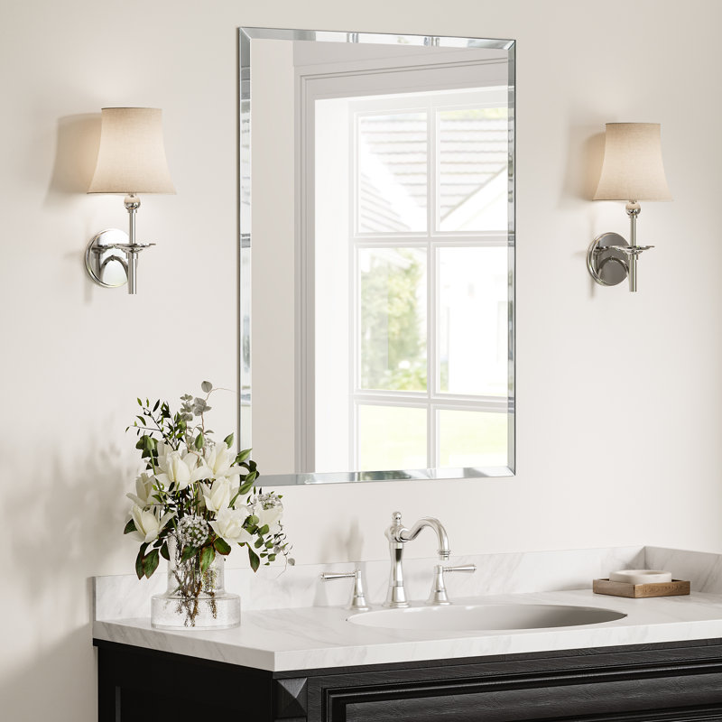 Miroir de salle de bain rectangulaire, 30 po x 22 po