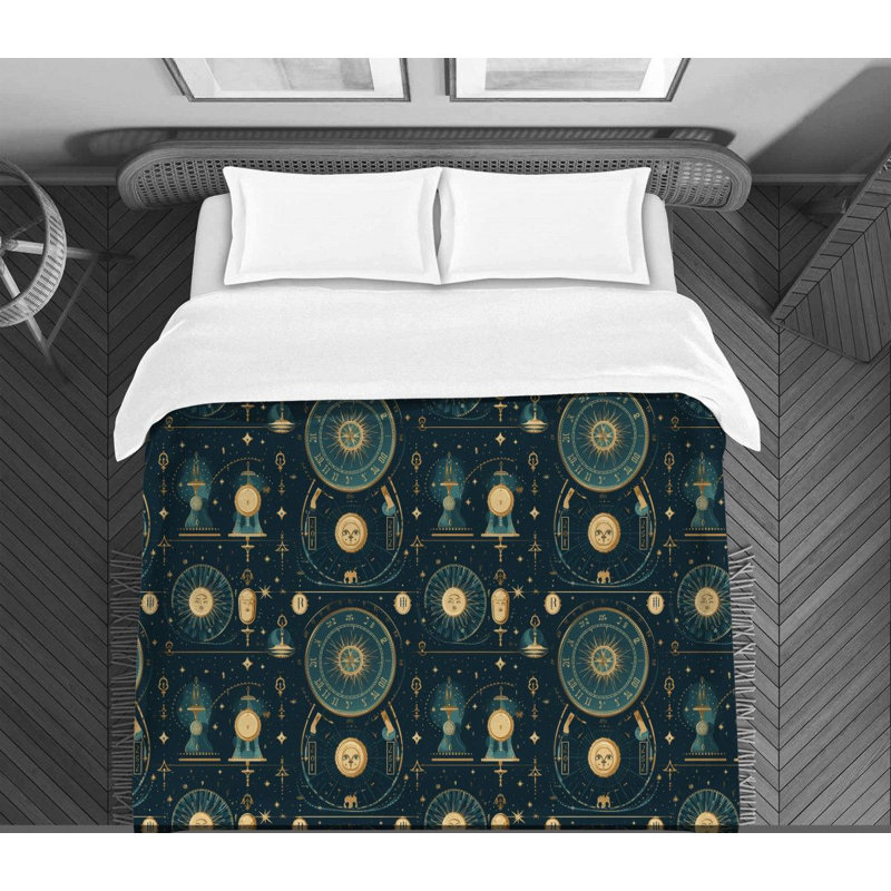 Aircraft Aviation Vintage Microfiber / Polyester Comforter, Twin Comforter