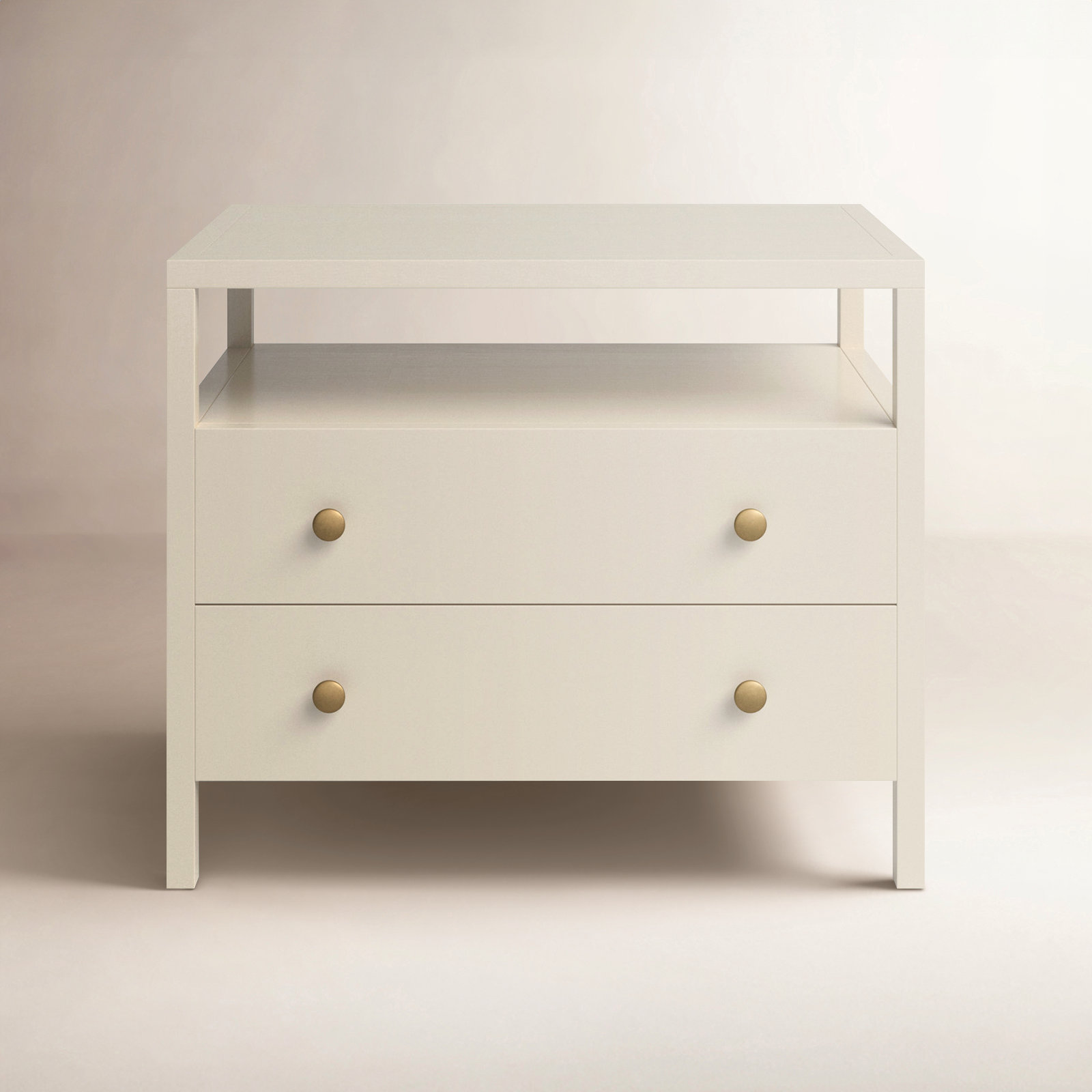 Gracie 2 - Drawer Nightstand, White