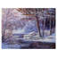 «Winter Landscape Forest in River», reproduction sur toile tendue-288815374