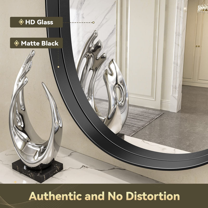 Ponderlay Metal Oval Mirror