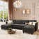 Zendejas 6 - Piece Modular U-Shape Sectional Sofa with Ottoman