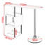 Bar Table Bar Table Bar Table With Shelf MDF Metal-1969413119