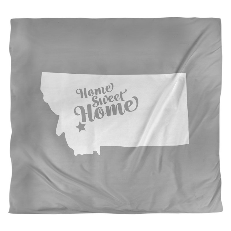Housse de couette butte doux, Polyester brossé, Housse de couette pour grand lit, Gris
