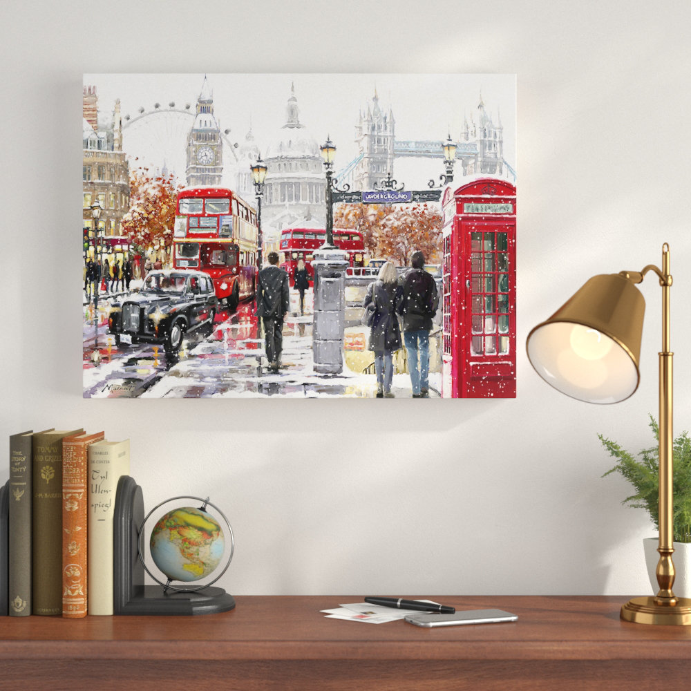 Charlton Home® 'London Collagex2 Copy' Print on Canvas & Reviews | Wayfair
