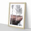 Row of Birch Trees - Picture Frame Painting Print-56925182-56925181