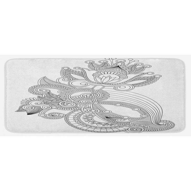 Tapis de cuisine à la main
