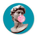 Bubble Gum David Print
