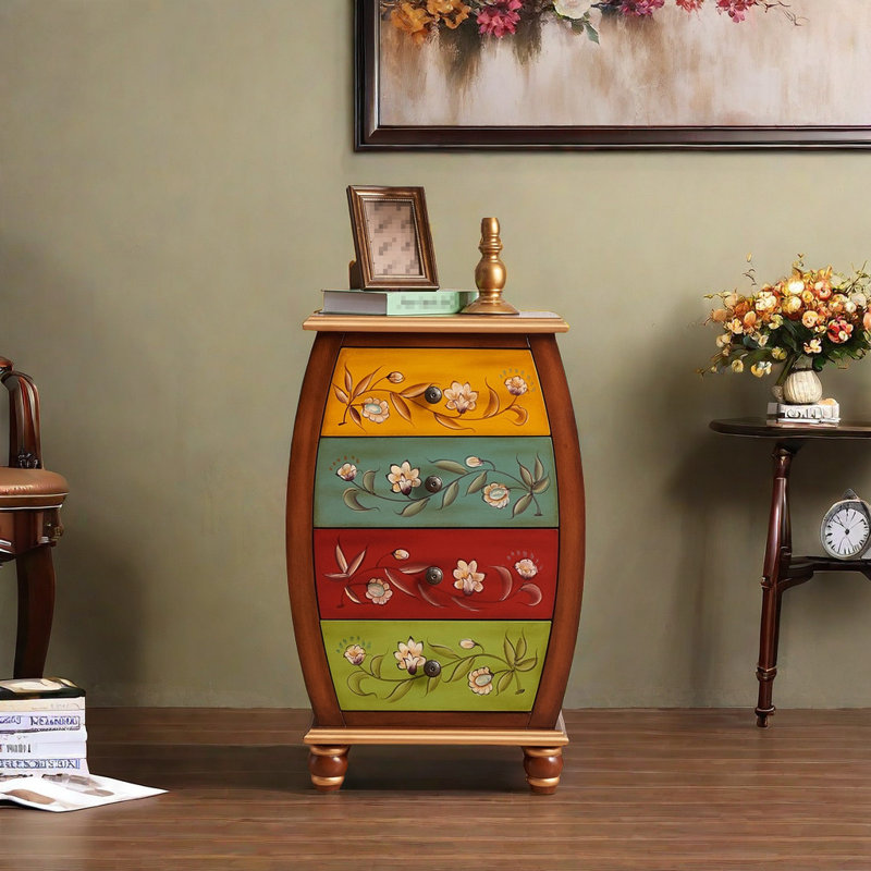 American Country Style Accent Chest