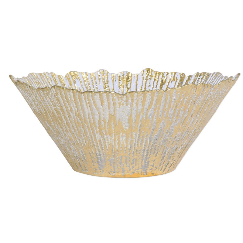 Rufolo Glass Serving Bowl