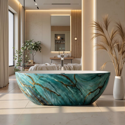 Baignoire autoportante 65 po Green Surface