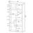 8-shelf Geometric Bookcase-372356398
