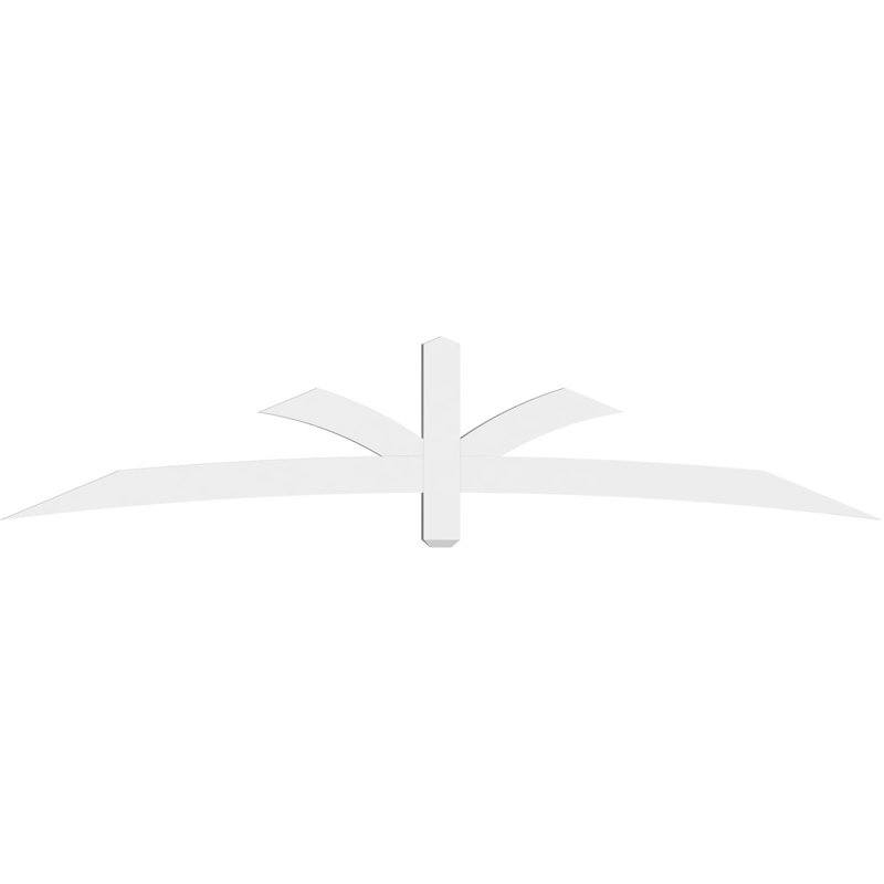 Support pour pignon Davenport, H 20 po x l 96 po (pas: 5/12), P 2 po x F 4 po, PVC