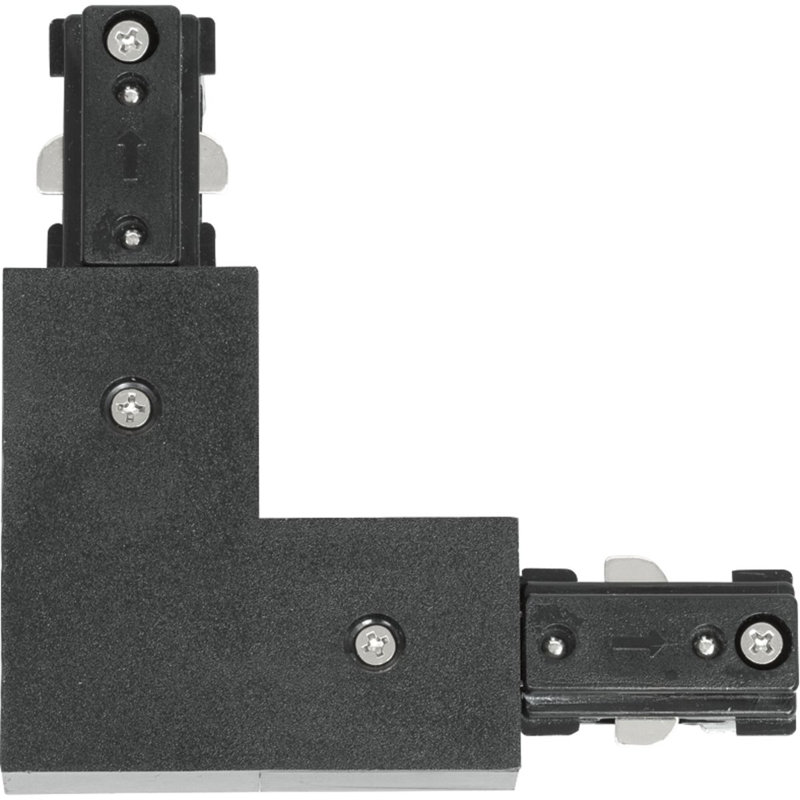 LED Track 90-Degree Connector, Black