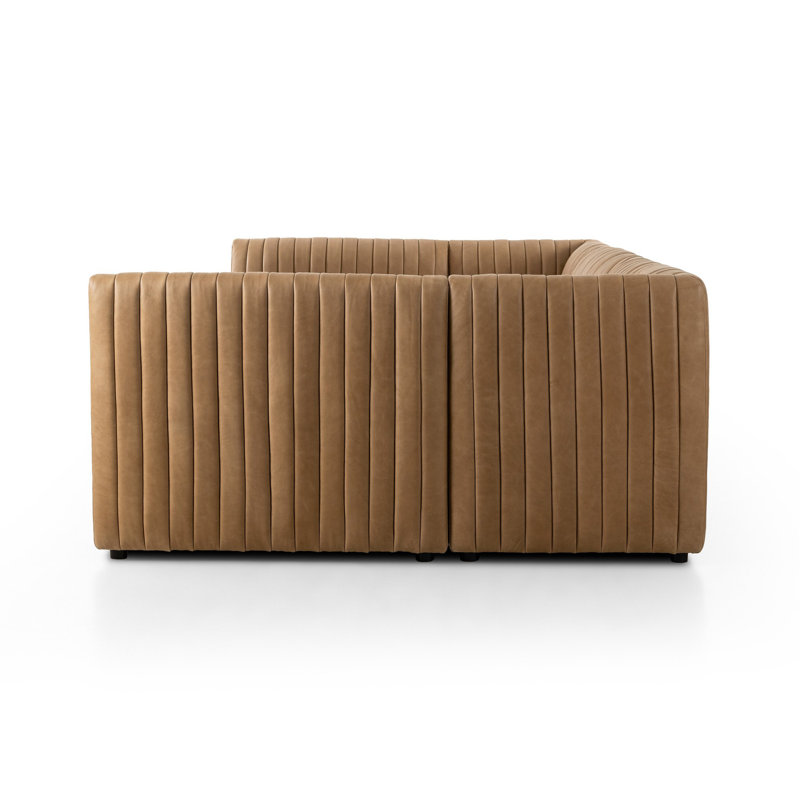 Augustine Dining Banquette U Shape -Palermo Drift, 31.5" H x 119.5" W x 66.5" D