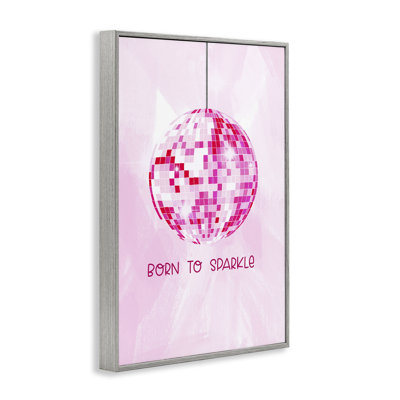 «Born To Sparkle Disco», estampe numérique par JJ Design House, LLC.