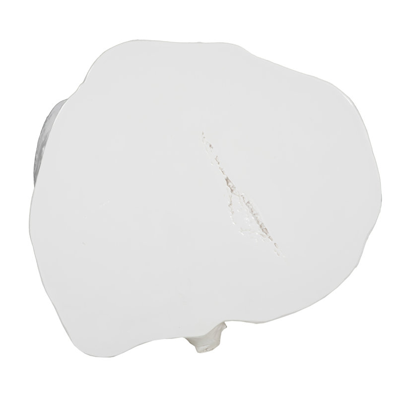 Log Stool, Gel Coat White, LG