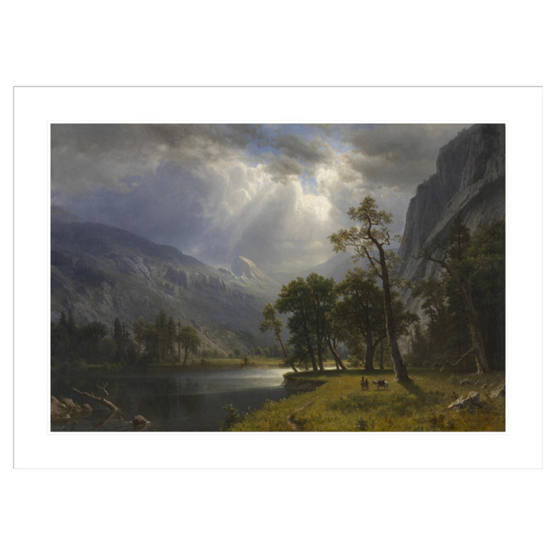 Mont Starr King Yosemite - Albert Bierstadt - Impression numérique sur toile, H 30,53 po x l 41,5 po