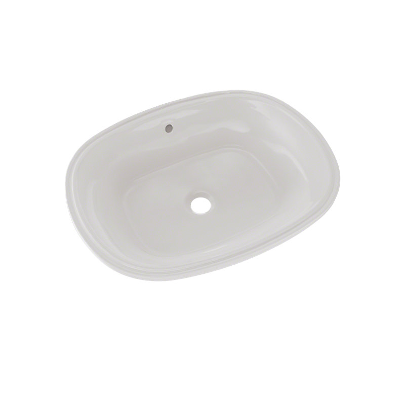 TOTO® Maris™ 20-5/16" x 15-9/16" Oval Undermount Bathroom Sink with CEFIONTECT, Colonial White, Colonial White