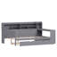 Lit de jour double en bois avec tablettes de rangement, lit multifonctionnel avec lit gigogne simple et bureau d'étude-118022036-118022039