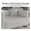 Ensemble de salon 3 pièces Mid-Century moderne en velours beige-1875958952