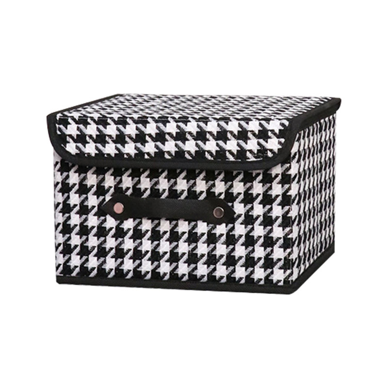 Clothes Storage Box Cloth Art Storage Box Basket Drawer Type Home Wardrobe Storage Box Foldable Clothes Finishing Box