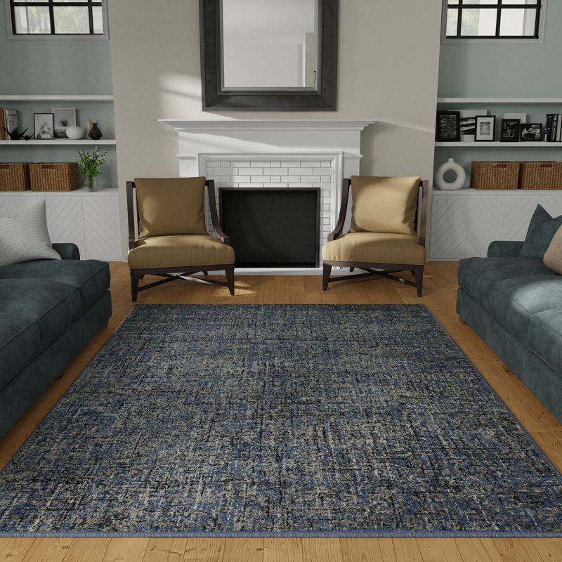 Abstract Indoor Rug, Rectangle 8' x 10'
