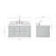 Ensemble de meuble-lavabo mural simple 37 po Macmullin-1389473719-1389473720