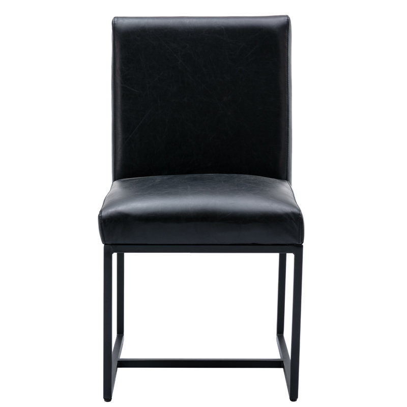 Chaises d'appoint rembourrées Puspha, Noir
