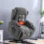 Fauteuils élévateurs électriques avec massage et chauffage, coton gris, confort moderne-1835790574