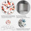 Oriental Rainbow Carps - Horloge murale à motifs-190233072