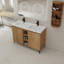 Meuble-lavabo autoportant 48 po avec double lavabo 48 po