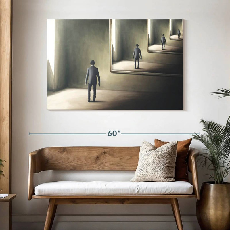 Kelan Infinite Man, 32" H x 48" W
