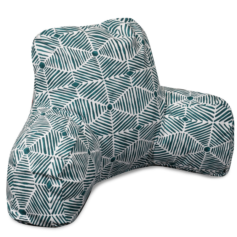 Housse et insert géométrique pour coussin Charlie, Émeraude