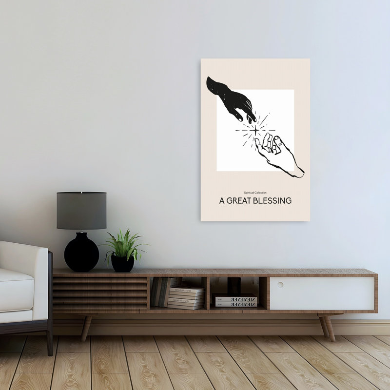 Spiritualcollectionno06 Abstract Minimalist Landscape Nature Wall Art Print 1 Piece Wrapped Canvas Wall Art
